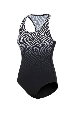 Slazenger Sports Back Kadın Yüzücü Siyah Mayo