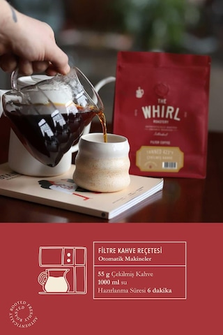 The Whirl Filtre Tanned 423°F Çekirdek Kahve 1 kg