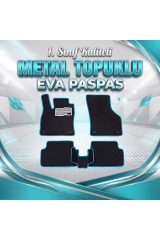 Nissan Micra 2010 2016 Araca Özel Eva Oto Paspas Takımı Metal Topuklu İç Set