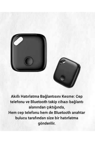 Nrzsnt Bluetooth Destekli Akıllı  Mobil Uygulama Kontrollü Kaybolan Eşyalar İçin Kon