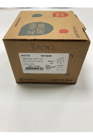 VitrA Loop R 7400680 Bronz Kumanda Paneli & Ankastre Stop Va Bronz