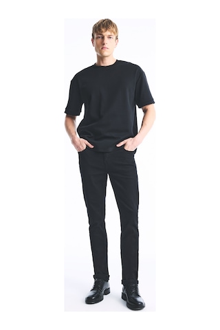 Defacto Pedro Slim Fit Normal Bel Dar Paça Jean Pantolon S2711az26aunm40 Siyah-nm40