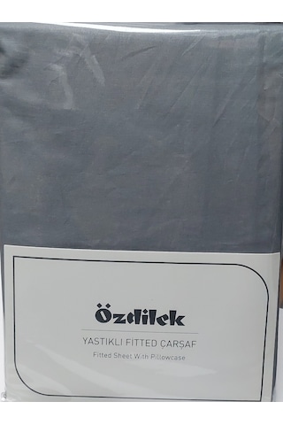 Özdilek Colourist Battal Çift Kişilik Çarşaf Seti 180x200 Kül Gri Kül Gri