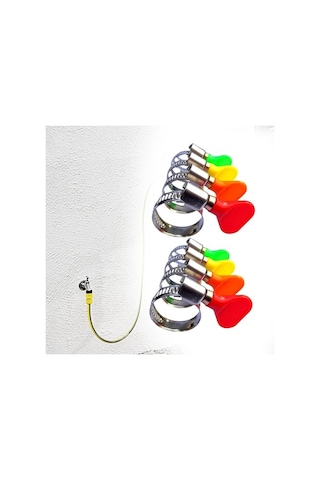 Flybuy Suntek 19-mm Paslanmaz Çelik Ayarlanabilir Bant Hortum Kelepçesi Seti 8 Adet