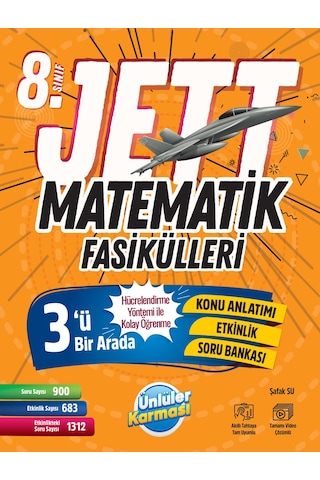 8.sınıf Jett Matematik Fasikülleri-sempatik Matematik Soru Bankası -1.dönem Tüm Dersler Soru Bankası