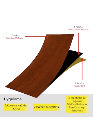 Tink Kendinden Yapışkanlı Altın Meşe Desenli Pvc Parke 25x80 Cm/5 Adet