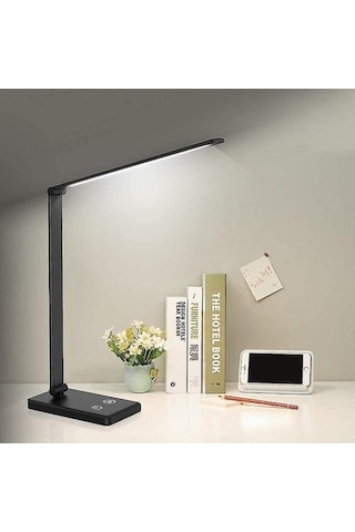 Agoodshop Lambalar Masa Lambası Led Masa Lambası Göz Bakımı Masa Lambası Usb Şarj Portu Dokunmatik Kontro