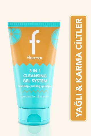 Flormar Karma & Yağlı Cilt için Partiküllü Yüz Temizleyici (Turunçgil) - Cleansing Gel - 000 - 8690604557165 150 ML