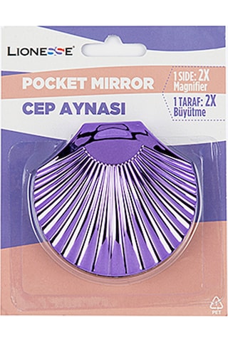 Lionesse Deniz Kabuğu Cep Aynası 2054