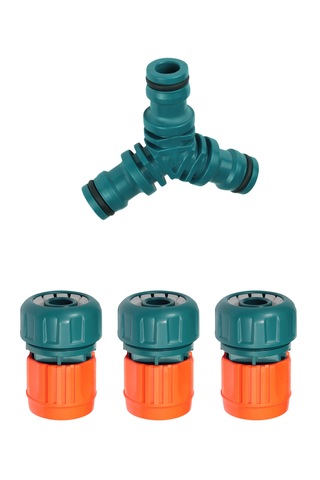 3lü Jaklı Hortum Bağlantı Kiti 3/4" Üç Çeyrek