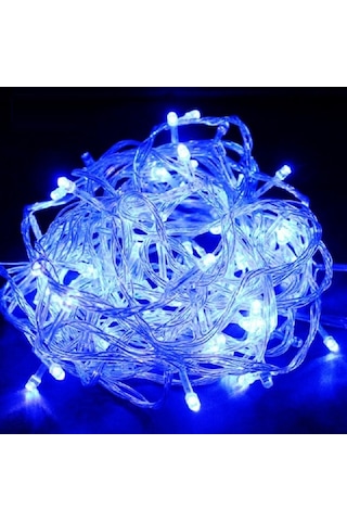 10 Metre Mavi Led Işık Mavi İp Led Işık Kablo Işık 220v Fişli Işık Dekorasyon Işığı Mavi Noel Işığı Gün Işığı