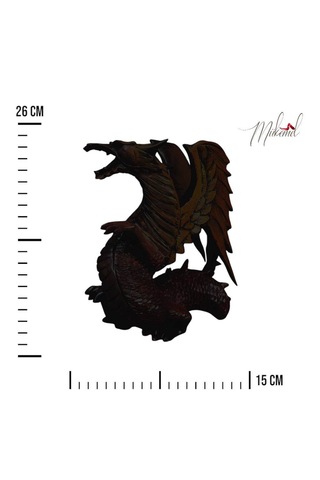 Alevle Mühürlü Nöbetçi - Ejderha Nefes Alan Ateş Heykeli, El