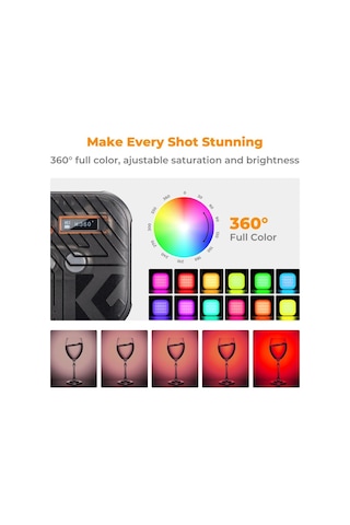 Pocket-size Rgb Led Video Light Mini Rgb Video Işığı