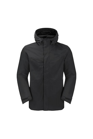 Jack Wolfskin Altenberg 3in1 Outdoor Erkek Mont 1115301-6000 Siyah Siyah