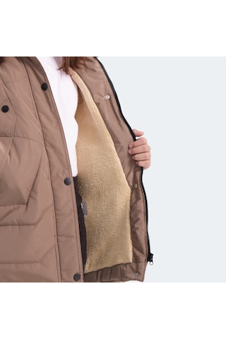 Slazenger CAMRON Çocuk Kapüşonlu Bej Mont & Kaban