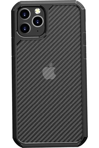 Apple Uyumlu iPhone 11 Pro Max Kılıf Zore Inoks Fiber Yüzey Tasarım Kılıf Siyah