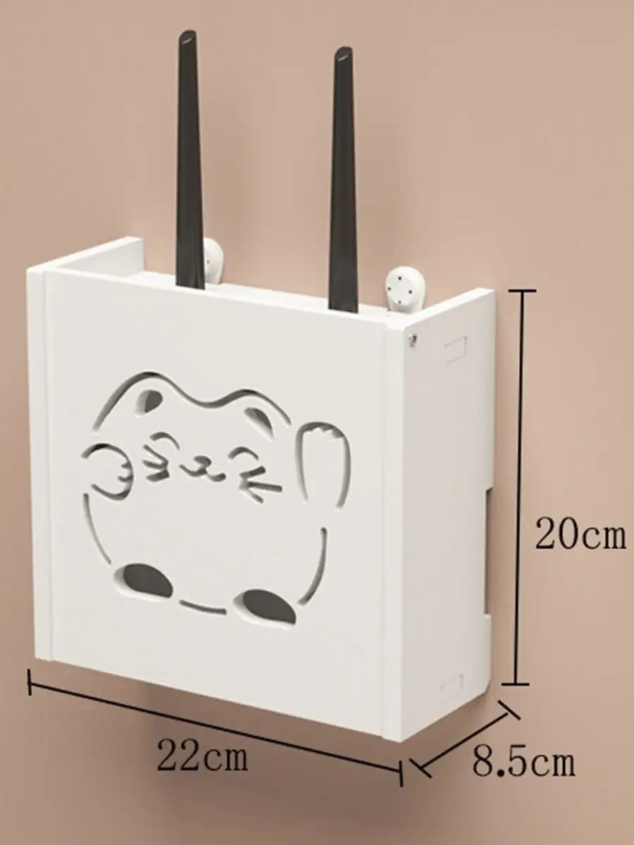 Massart Duvara Monte Wi-fi Router Rafı Ve Kablo Düzenleyici 159381313 Diğer