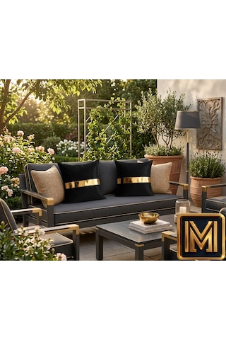 Kırlent 2 Dekoratif 4lü Set Takımı Modern Lüks Salon Koltuk Kanepe Yastık Gümüş Siyah Gizli Fermuarlı Trend Özel Çok Renkli