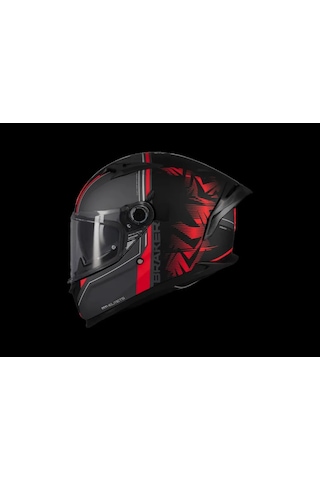 Mt Helmets Mt Braker Sv Charm B5 Motosiklet Kaskı Mat Kırmızı