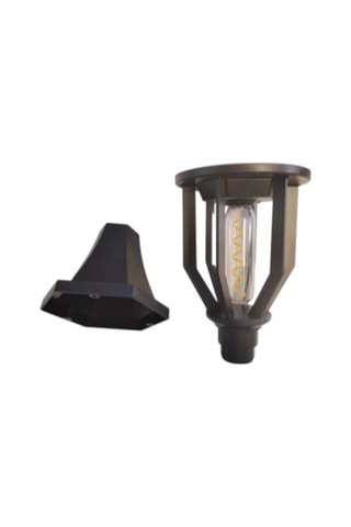 Dpa 7w Amber Elektron Set Üstü Solar Led Güneş Enerjili Şarjlı Armatür Lamba 2000k 190lm Ip65