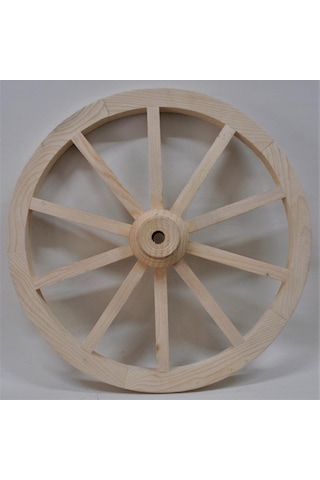 Otantik Ahşap At Arabası Tekeri 80 Cm. (501948947) Diğer