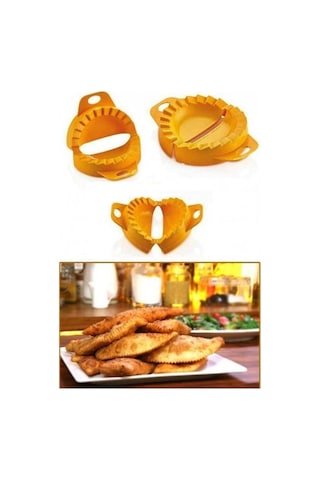 Buffer 3lü Çiğ Börek Kurabiye Hamur İşi Ravioli Kesme Kalıbı Aparatı