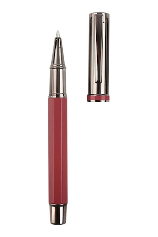 Delux Serisi Günlük Özel Gün Yazım Kutulu Bordo Roller Kalem Çok Renkli