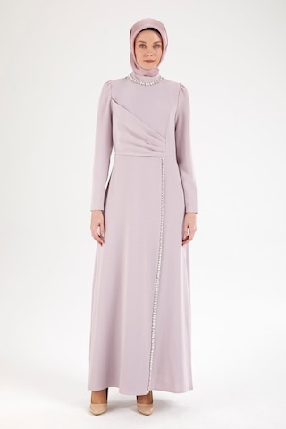 Armine Trend Taş Desenli Elbise-lila 25yt912 Lila