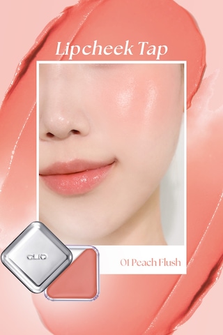 Clio Essential Lipcheek Tap 01 Peach Flush