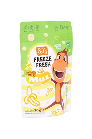 Pol's Kukuli Freeze Fresh Muz 20 Gr