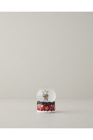 English Home Tansy Kar Küresi 6x6x9 Cm Kırmızı