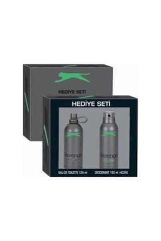 Slazenger Edt Erkek Parfüm 125 ML + Deo Active Sport Set Yeşil