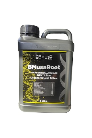 Bmusa Root Npk Lı Sıvı Organominarel Gübre 5 Lt 5 L