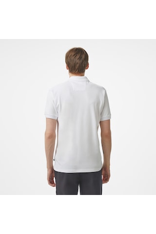 Nautica Erkek Beyaz Classic Fit Polo Yaka T-shirt Düz K55306t Beyaz
