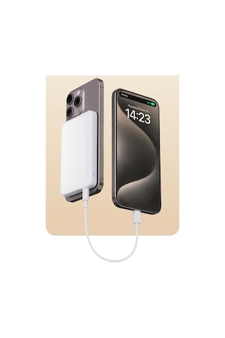 Xiaomi Magnetic Powerbank 5000mah Blance White Beyaz