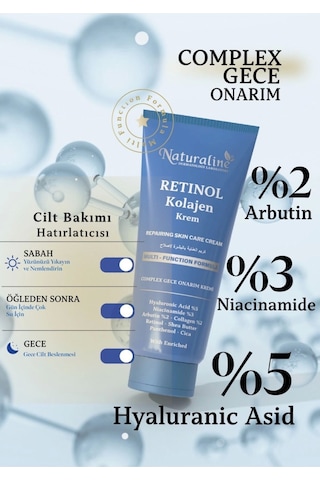 Naturaline Onarıcı Retinol Kolajen Krem 100 ML