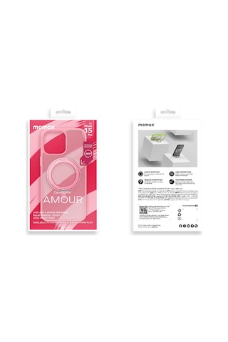 Momax Apple Uyumlu iPhone 15 Pro MRAP23MP Roller Amour Magnetic Case