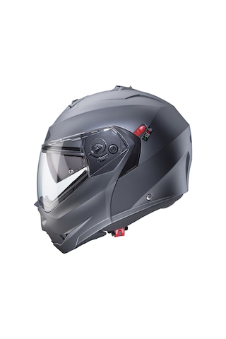 Duke X Tour Çene Açılır Motosiklet Kaskı Mat Titanium Gri