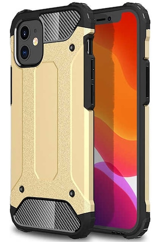 Noktaks - Apple Uyumlu iPhone   12 Mini - Kılıf   Çift Katman Zırh Tank Crash Military Kapak - Siyah
