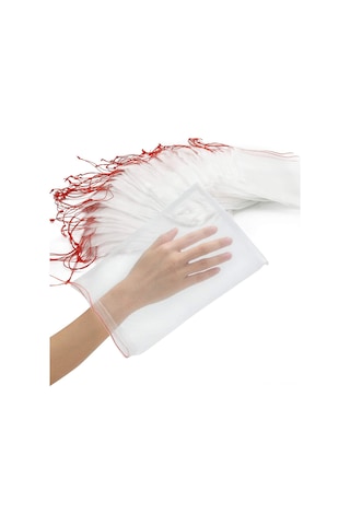 Tenfowee 40 Ağız Nilon Meyve Koruma Çantaları, Pilavlık Tohumlama Ve Meyve Sıkımı İçin, Konakçısız Ağ Deseni, 30x20 Cm, 100 Adet Paketi