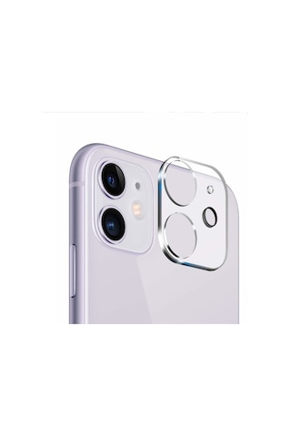 Apple Uyumlu iPhone 11 6.1Inch Full Tempered Kamera Koruyucu Kırılmaz Cam