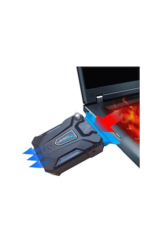 Wozlo Fan Ayarlı Vakumlu 11'' - 17'' Notebook Laptop Soğutucu