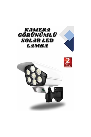 Kamera Görünümlü Led Lamba Dönebilen Bahçe Aydınlatması Duvar Lambası Standart 45171456
