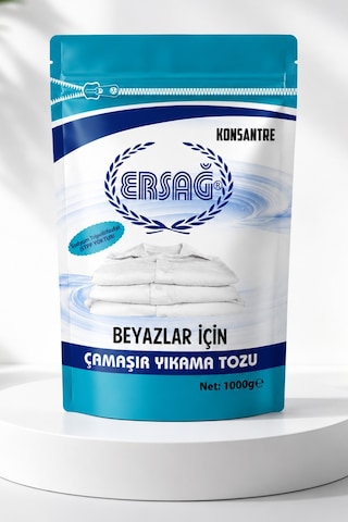 Ersağ Beyazlar İçin Çamaşır Yıkama Tozu  1 KG