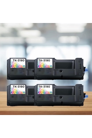 Kyocera Tk-3190 4'lü Paket Uyumlu Toner / Ecosys M3860 / P3050 / P3055 / P3060 / P3150 / P3155 / 1t02t60nl0