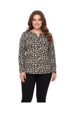 Wearon Kadın Düğmeli Modelli Bluz Bgl-st05126 Bej