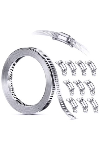 Yate10 Şerit Kelepçe 12,7mmx150cm Şerit 10 Adet Kelepçe