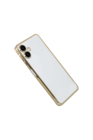 Newface - 720 - Samsung Galaxy Uyumlu A07 4g Razer Lensli Silikon - Csmo-tex - - Gold