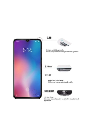 Logis Samsung Galaxy Uyumlu A01 Core 5d Seramik Tam Kaplayan Ekran Koruyucu