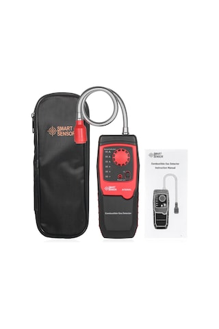 Hallow Smart Sensor Taşınabilir Propan Metan Ve Doğal Gaz Kaçak Dedektörü Siyah